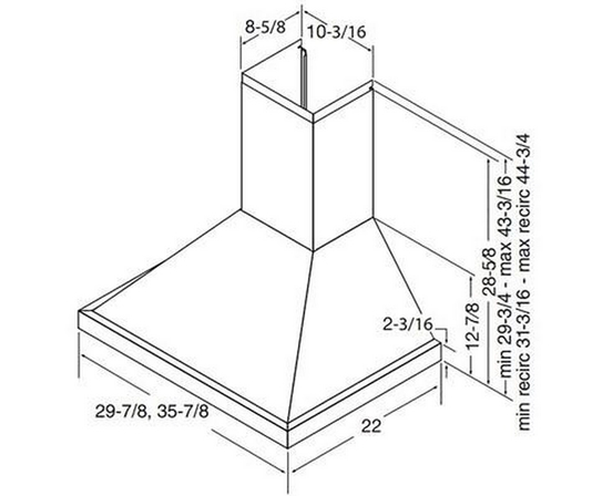 Best 30-Inch Wcp1 Series Wall Chimney Hood - WCP1306SS