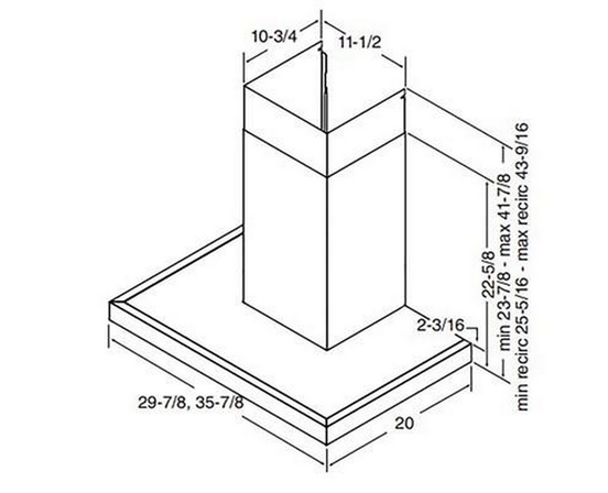 Best 30-Inch Wcs1 Series Wall Chimney Hood - WCT1306SS