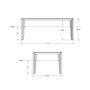 Fabiola dinning table by Amisco