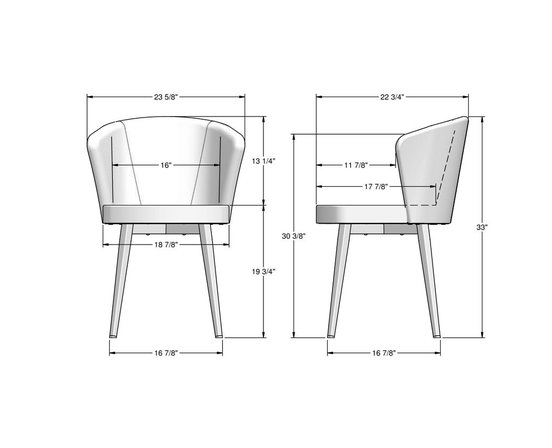 Dining chair BENSON by Amisco