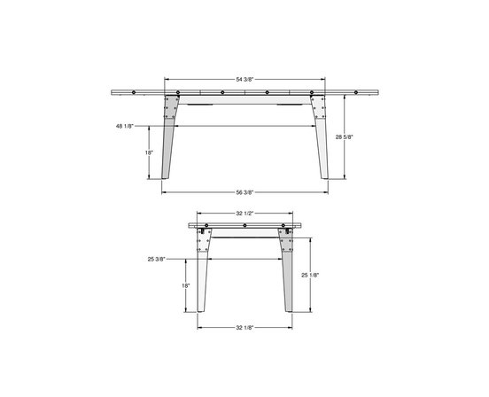 Dining table Tacoma by Amisco