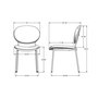 CASSANDRA kitchen chair by Amisco