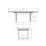 Burton Dining Table by Amisco