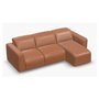 Lounge sofa, 2 motorized recliners