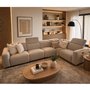 Motorized 2-panel sectional with tilting panels