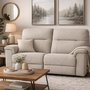 Maria Fabric Reclining Loveseat by Elran