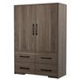 Door Chest With 4 Drawers by MEQ