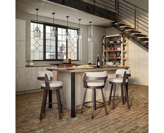 Russell Pub Height Stool by Amisco