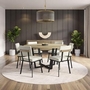 Round Ellington Dining Table with Pedestal Base by Amisco