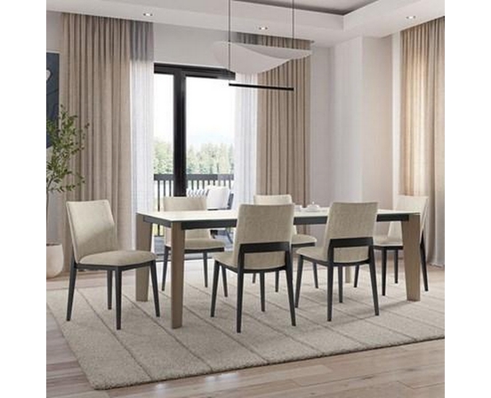 Fabiola Dining Table with Porcelain Top by Amisco