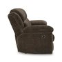 Fabric reclining sofa