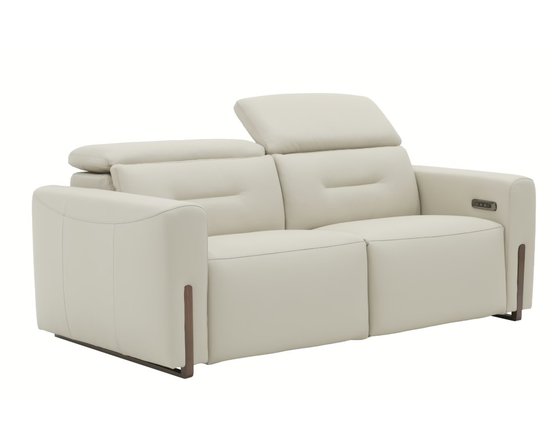 Leather Reclining condo sofa by Fornirama