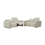 Leather Reclining condo sofa by Fornirama