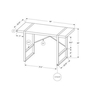 Computer Desk by Monarch