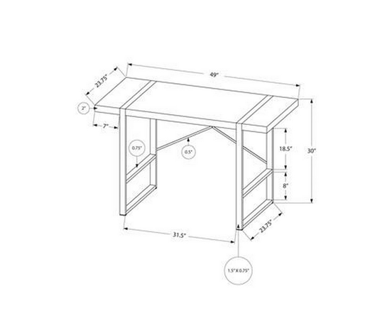 Office Desk by Monarch