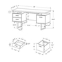 Office Desk by Monarch