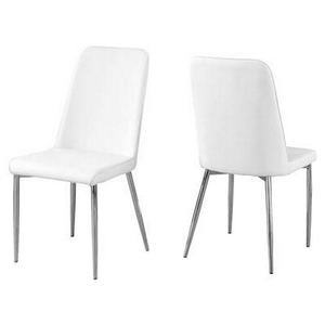 Set of 2 Dining Chairs by Monarch