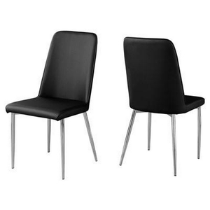 Set of 2 Dining Chairs by Monarch