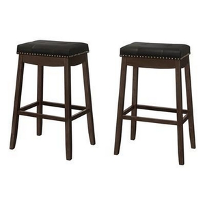 Set Of 2 Pub Height Stools by Monarch