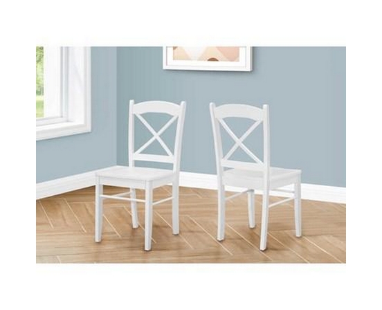 Set of 2 Dining Chairs by Monarch