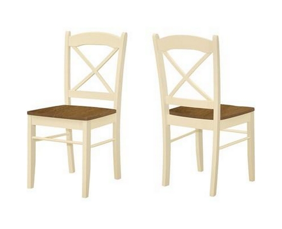 Set of 2 Dining Chairs by Monarch