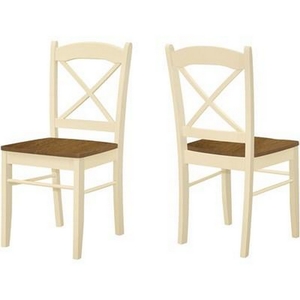 Set of 2 Dining Chairs by Monarch