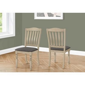 Set of 2 Dining Chairs by Monarch