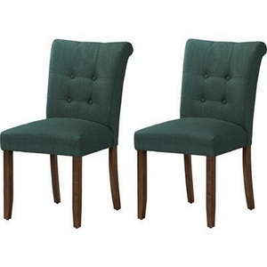Set of 2 Dining Chairs by Monarch