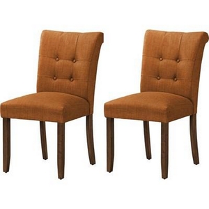 Set of 2 Dining Chairs by Monarch