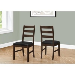 Set of 2 Dining Chairs by Monarch