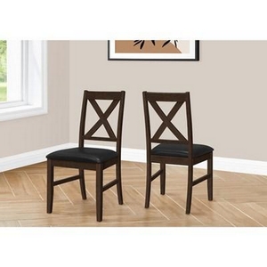 Set of 2 Dining Chairs by Monarch