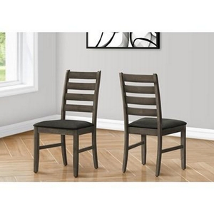 Set of 2 Dining Chairs by Monarch