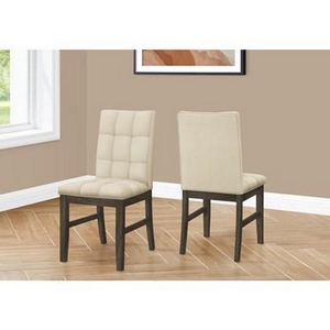 Set of 2 Dining Chairs by Monarch
