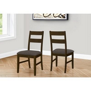 Set of 2 Dining Chairs by Monarch