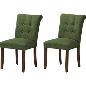 Set of 2 Dining Chairs by Monarch