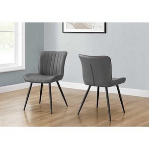 Set of 2 Dining Chairs by Monarch
