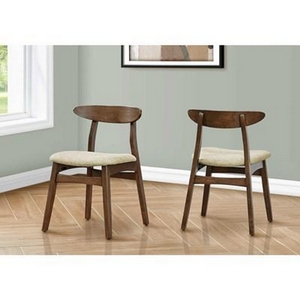 Set of 2 Dining Chairs by Monarch