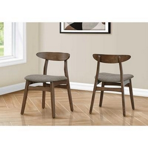 Set of 2 Dining Chairs by Monarch