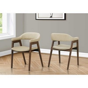 Set of 2 Dining Chairs by Monarch