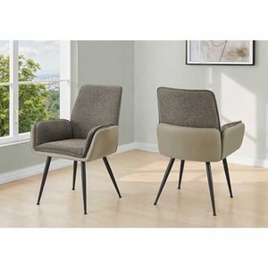 Set of 2 Dining Chairs by Monarch