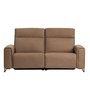 Fabrice Leather Power Reclining Condo Sofa with Power Headrest by Elran