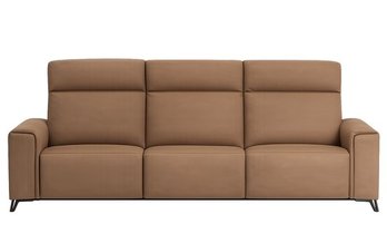 Fabrice Leather Power Reclining Sofa with Power Headrest by Elran