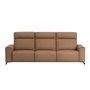 Fabrice Leather Power Reclining Sofa with Power Headrest by Elran