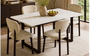 Burton 5-pc Extendable Dining Room Set  by Amisco