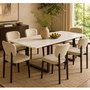 Burton 7-pc extendable Dining Room Set  by Amisco