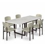Burton 7-pc extendable Dining Room Set  by Amisco