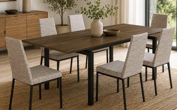 ZOOM 7-pc extendable Dining Room Set  by Amisco