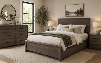 Queen Size 3-pc Bedroom Set With Storage by MEQ