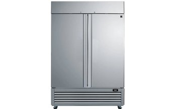 Kenmore Pro 54.5-Inch, 49 Cu. Ft. Commercial Convertible Freezer/Refrigerator With Two Solid Doors and Digital Controls - KKPro2D49SS