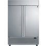 Kenmore Pro 54.5-Inch, 49 Cu. Ft. Commercial Convertible Freezer/Refrigerator With Two Solid Doors and Digital Controls - KKPro2D49SS